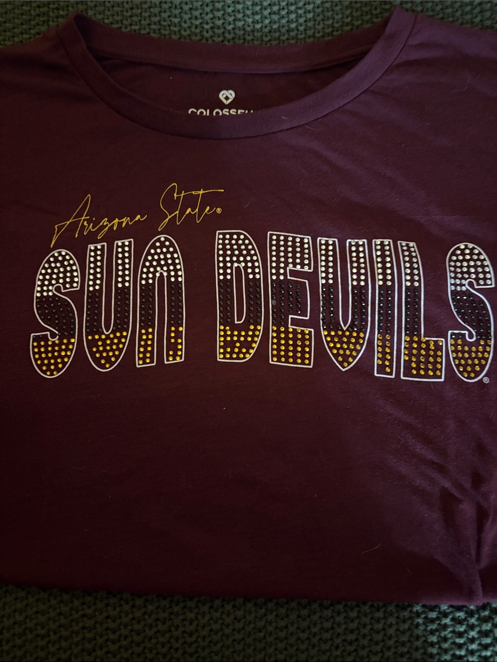 Colosseum Maroon Arizona State Sun Devils Graphic Tee